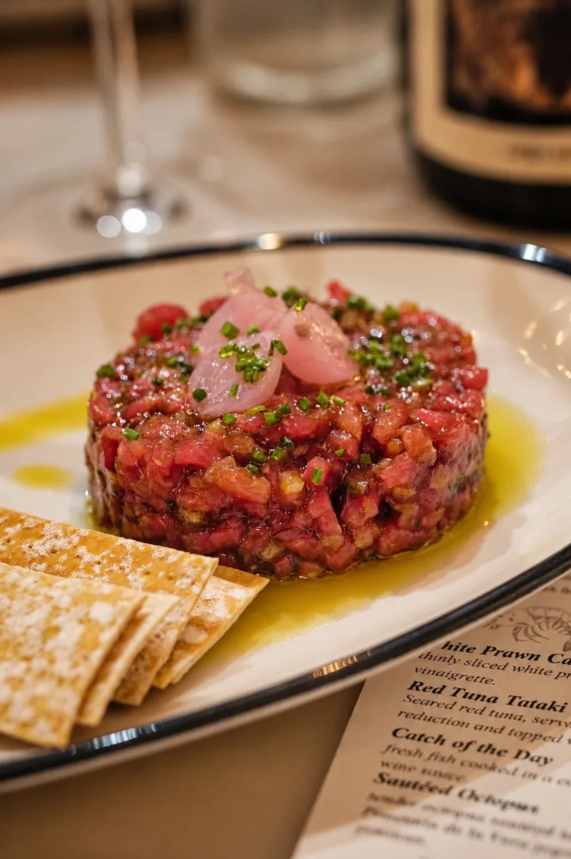 Steak tartar con tostas
